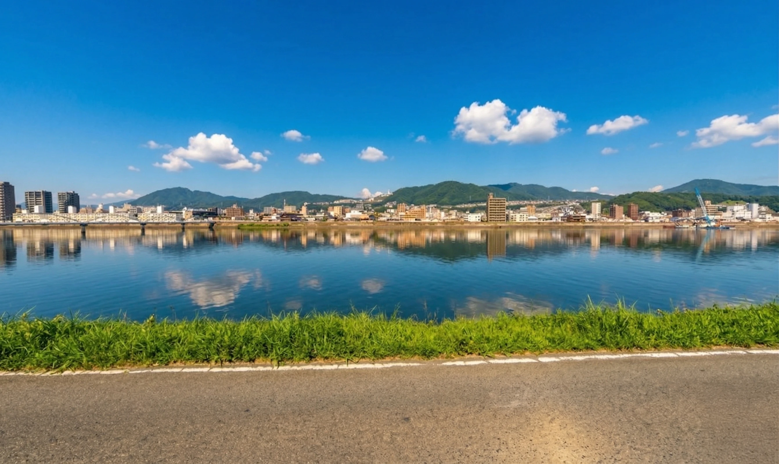 太田川流域の農地風景